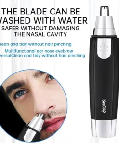 Electric Nose Hair Trimmer For Men Battery Model Trimming Nose Hair Women Nostrils Trim The Hair Scissors Nasal Hair Knife