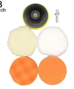 Car Polishing Pad Soft Wool Pad Waxing and Polishing Locomotive Body Polishing Disc Cleaning Scratch Removal Tool 3/4/5 Inch