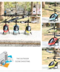 Induction Hovering Safe Fall-resistant Mini Helicopter Toys Rechargeable RC Helicopters Drone Toys Children's Gifts