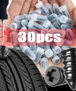 Car Motorcycle Vacuum Tire Repair Nails Truck Scooter Bike Tire Puncture Repair Tubeless Tools Rubber Metal Accessories 10/30Pcs