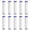 Hand Shower Filters, Set of 10 Replacement Filters for Hard Water, Remove Chlorine and Harmful Substances More Effectively