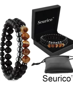 Seurico™ Natural agate Anion Noble Bracelet