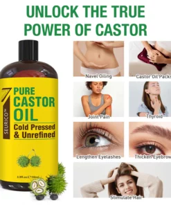 Seurico™ Pure Cold-Pressed Organic Castor Oil