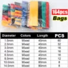 Heat-shrink Tubing Thermoresistant Tube Heat Shrink Wrapping Kit Electrical Connection Wire Cable Insulation Sleeved Protecter