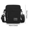 1PC Men's Satchel Fashion Oxford Cloth Shoulder Bag Men's Casual Diagonal Crossover Fashion Hand Machine Small Square Bag