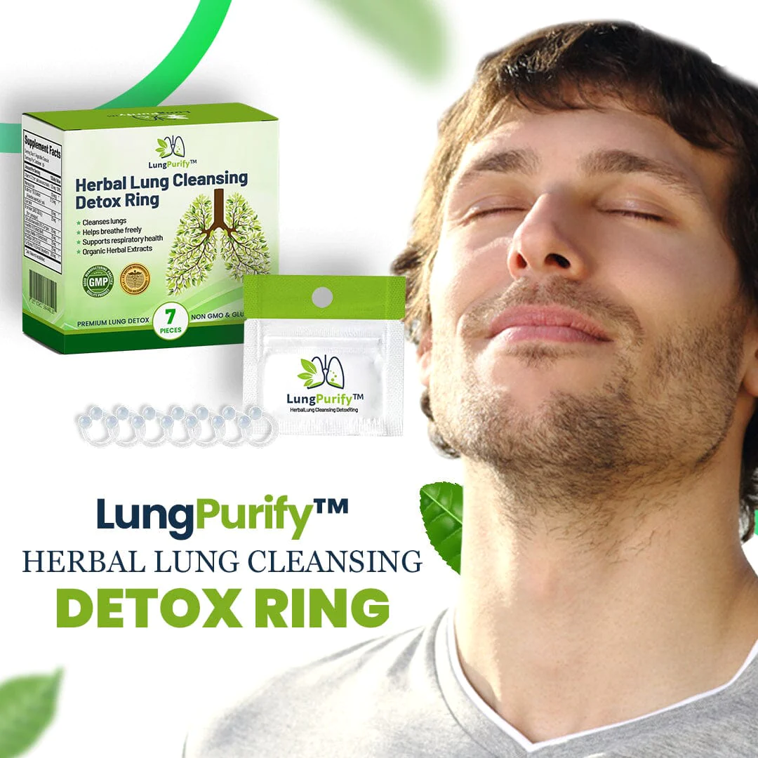 FastClean Lung Cleansing Herbal Extracts Ring - DEEPCLEANSING