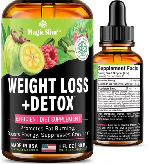 MagicSlim™ Natural Detox WeightLoss Drops - Effective Appetite Suppressant & Metabolism Booster