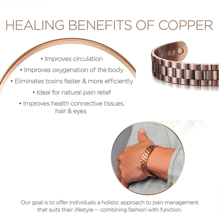 Men's Pure Sabona Copper Bracelet for Pain Health Benefits - China Sabona Copper  Bracelet and Copper Bracelets for Pain price | Made-in-China.com