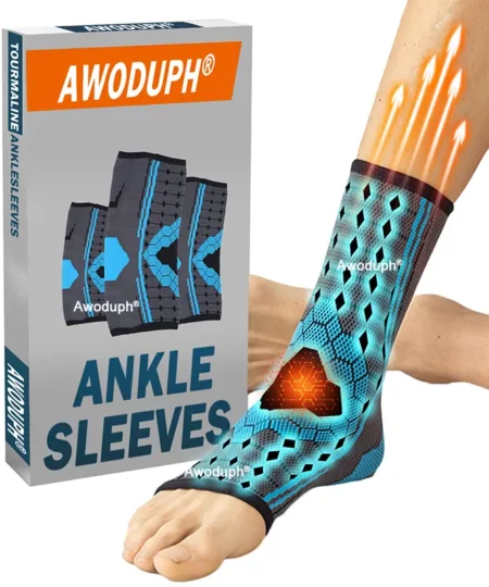 Awoduph™ Tourmaline Ionic Ankle Body Sculpting Socks - USA