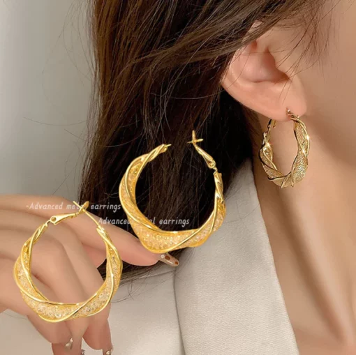 Liascy™ LymphaFit Twist Hoop Earrings