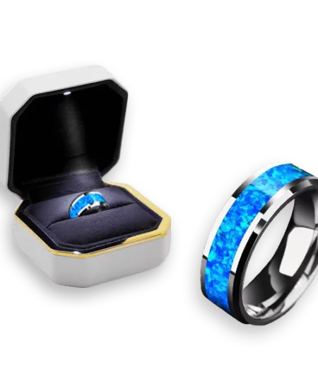 Thcok™ Blue Carbon Energy Ring