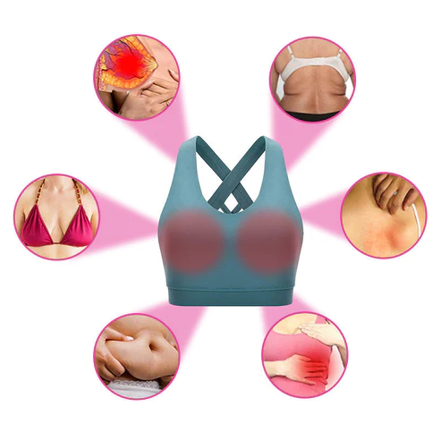 Lymphatic Drainage Shaping Powerful Lift Lace Bra, Ion Lifting