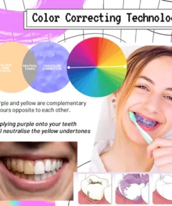 LIMETOW™ Color-correcting Purple Mousse Toothpaste