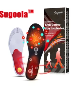 Sugoola™ HeightBoost Far Infrared Titanium Ion Arch Correction Insoles