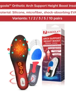 Sugoola™ Orthotic Arch Support Height Boost Insoles