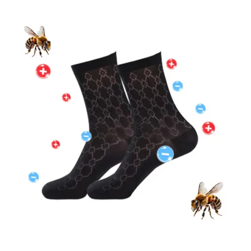 Eiceh™ 5D Technology 2024 New Version Original Bee Venom Ice Sensation Ionic Fiber Repair Socks