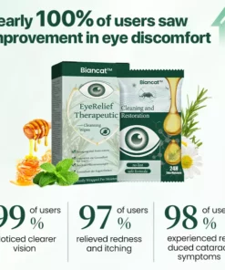 Biancat™ EyeRelief Therapeutic Cleansing Wipes