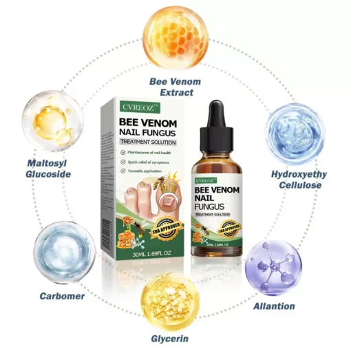 CVREOZ™ Bee Venom Nail Fungus Treatment Solution