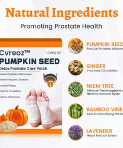 Cvreoz™ Pumpkin Seed Detox Prostate Care Patch