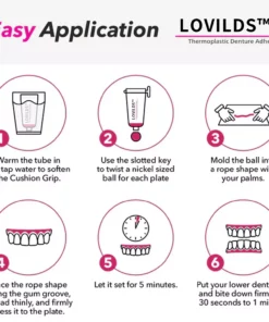 LOVILDS™ Thermoplastic Denture Adhesive