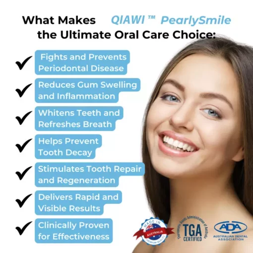 QIAWI ™ PearlySmile Bee Venom Oral Care Powder