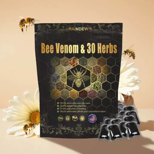 RAINDEW™ Bee Venom & 30-Herb Detox Foot Soak Beads for Body Sculpting