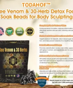 TODAHOF™ Bee Venom & 30-Herb Detox Foot Soak Beads