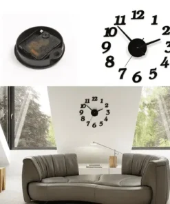 3D Large Wall Clock