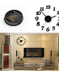 3D Large Wall Clock