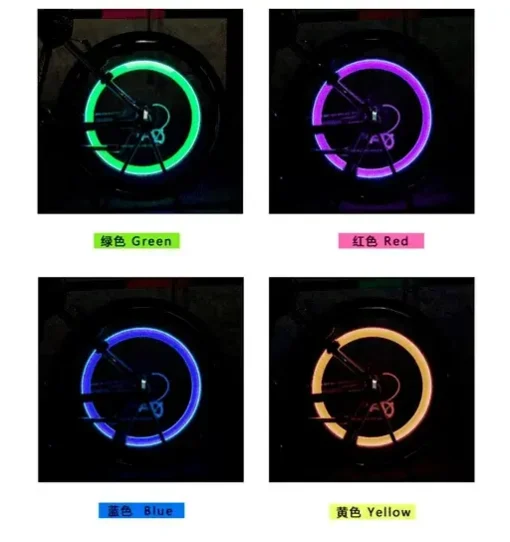 LED Light for Wheel Valve Caps